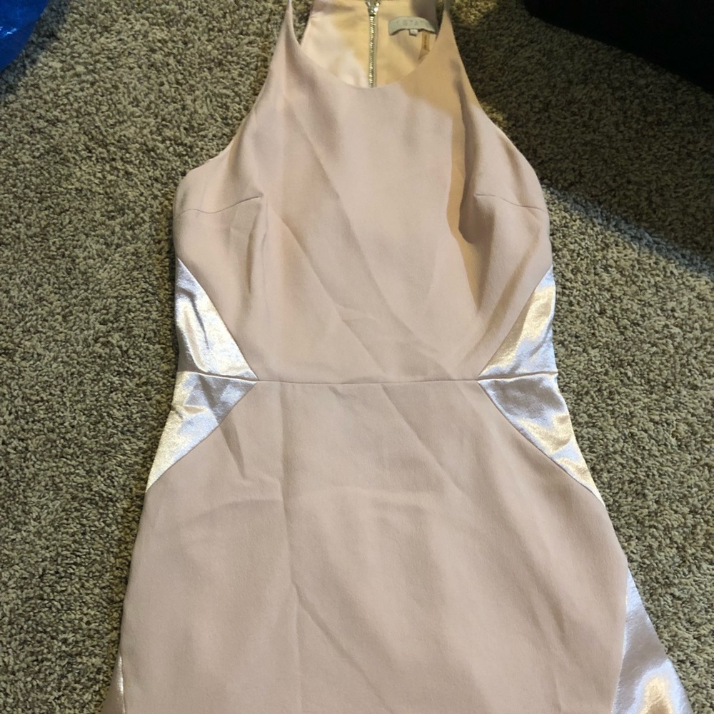 Blush pink event dress